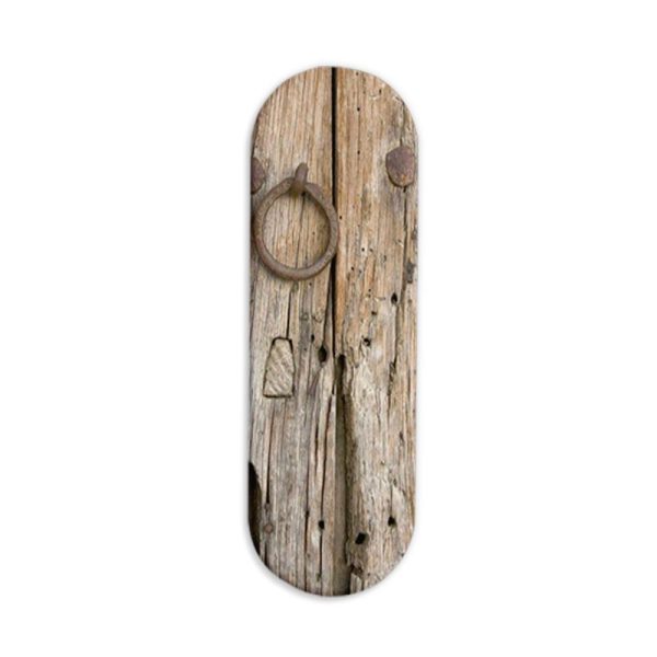 Wooden  Printed Slider Phone Grip Holder