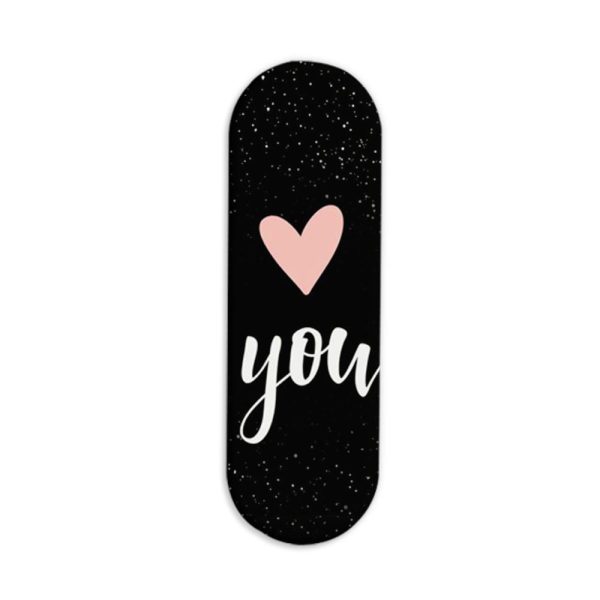 Love You Printed Slider Phone Grip Holder