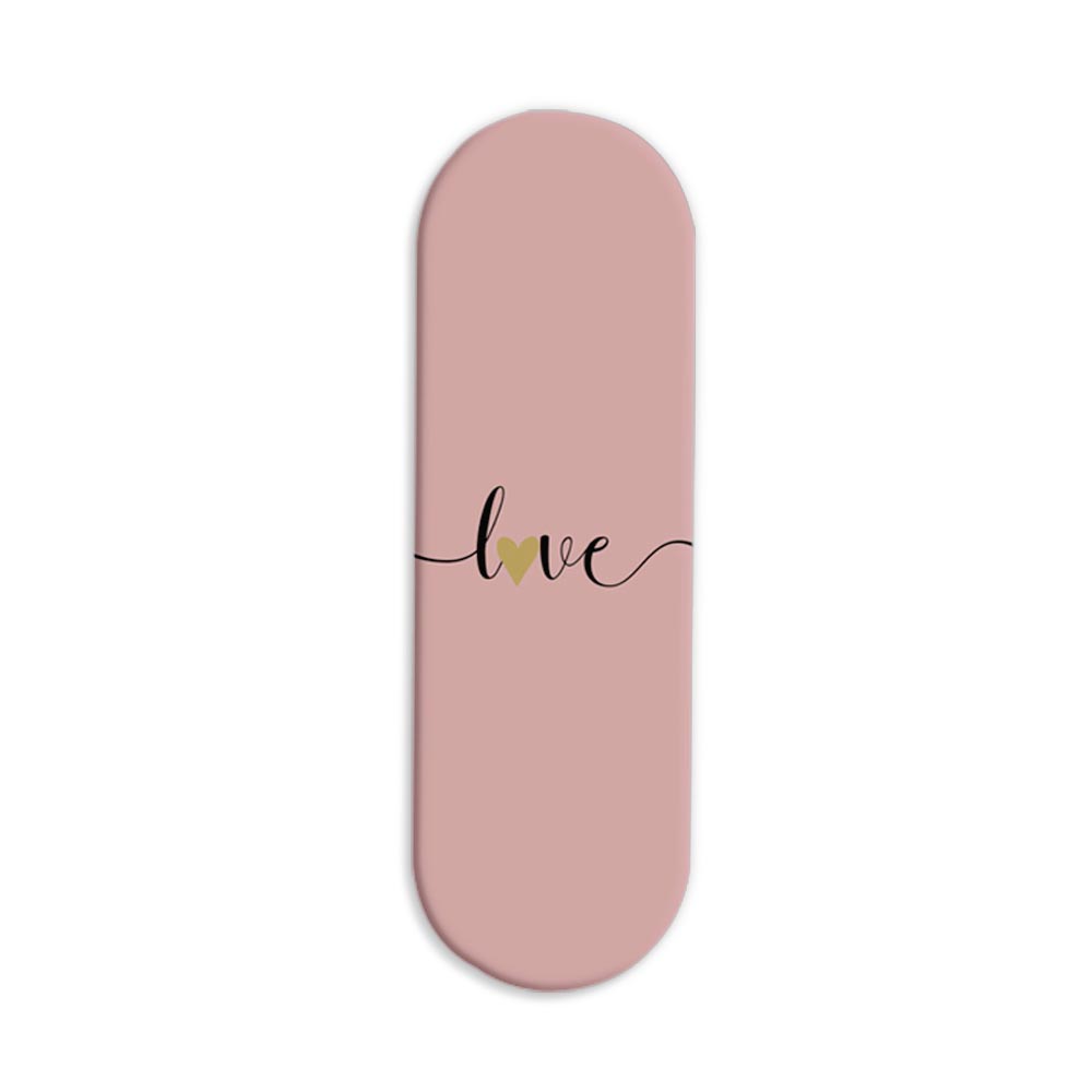 Love Printed Slider Phone Grip Holder Love Printed Slider Phone Grip Holder - Image 1