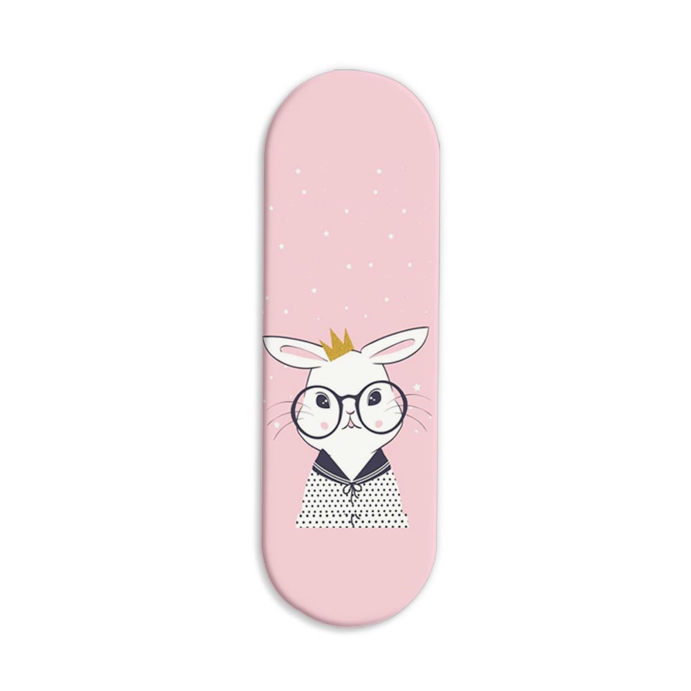A Cute Bunny Printed Slider Phone Grip Holder A Cute Bunny Printed Slider Phone Grip Holder - Image 1