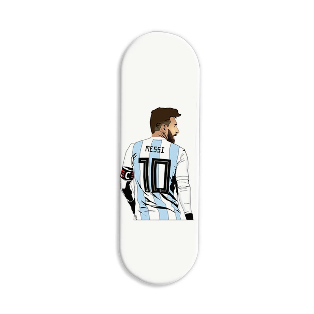 Messi Jersey 10 Back View Printed Slider Phone Grip Holder Messi Jersey 10 Back View Printed Slider Phone Grip Holder - Image 1