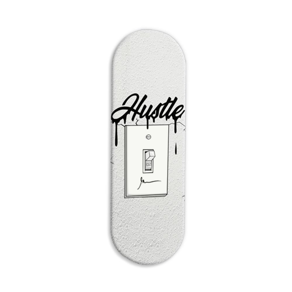 Hustle On Printed Slider Phone Grip Holder Hustle On Printed Slider Phone Grip Holder - Image 1