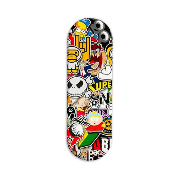 Cartoon Mix Printed Slider Phone Grip Holder